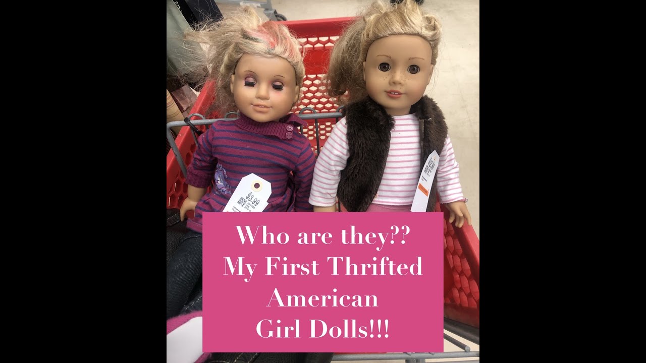 First Time Finding American Girl Doll at the Thrift Store!!!