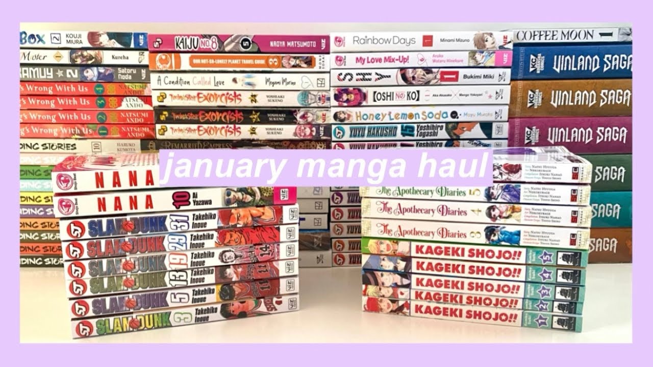 collective manga haul & unboxing - january 2023
