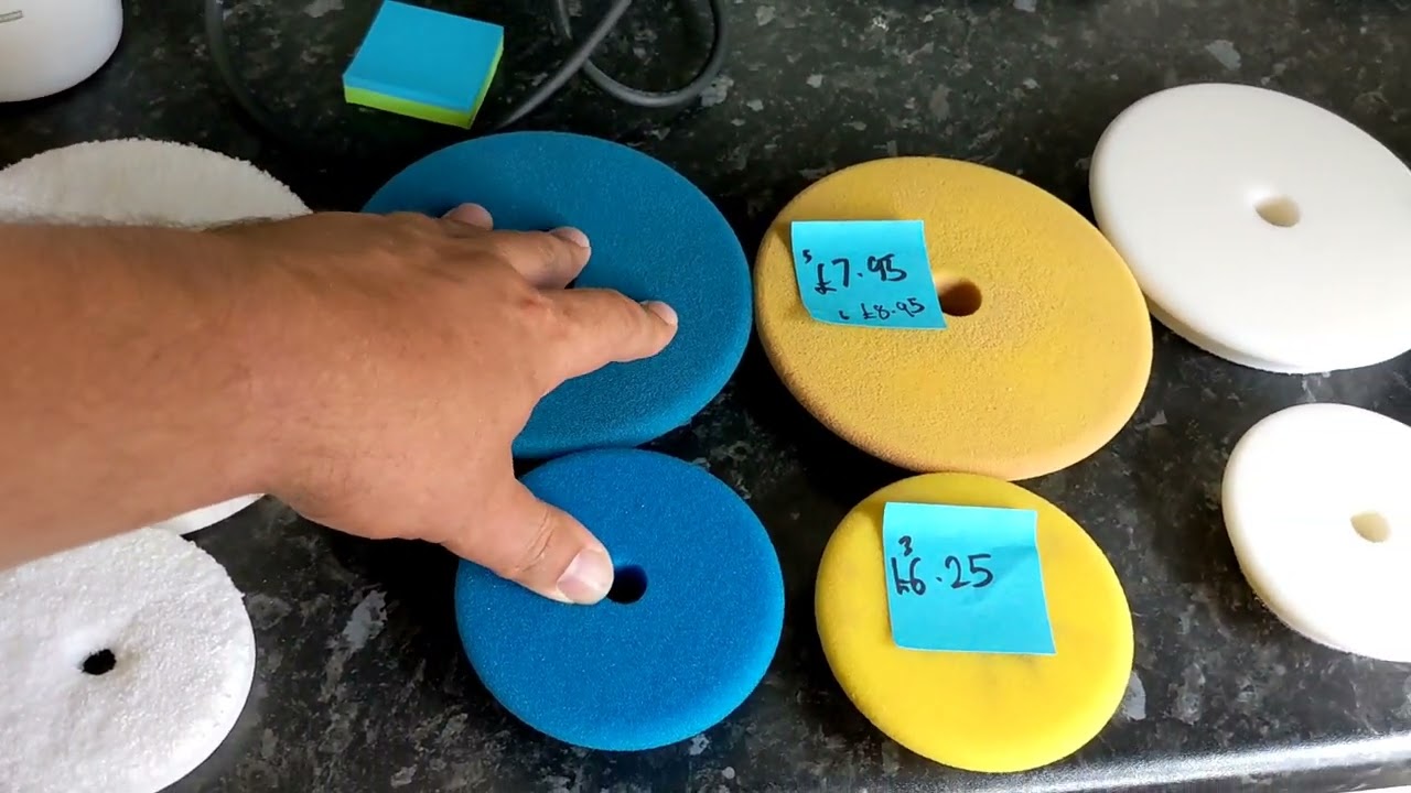 FOAM V WOOL V MICROFIBER | Rupes Machine Polishing Buffing Pads