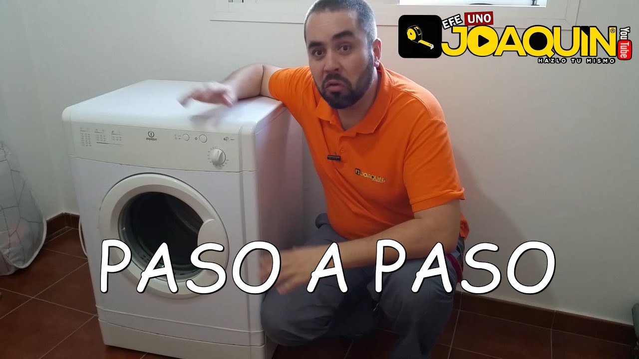 CÓMO REPARAR UNA SECADORA DE ROPA INDESIT (Sustitución de correa)