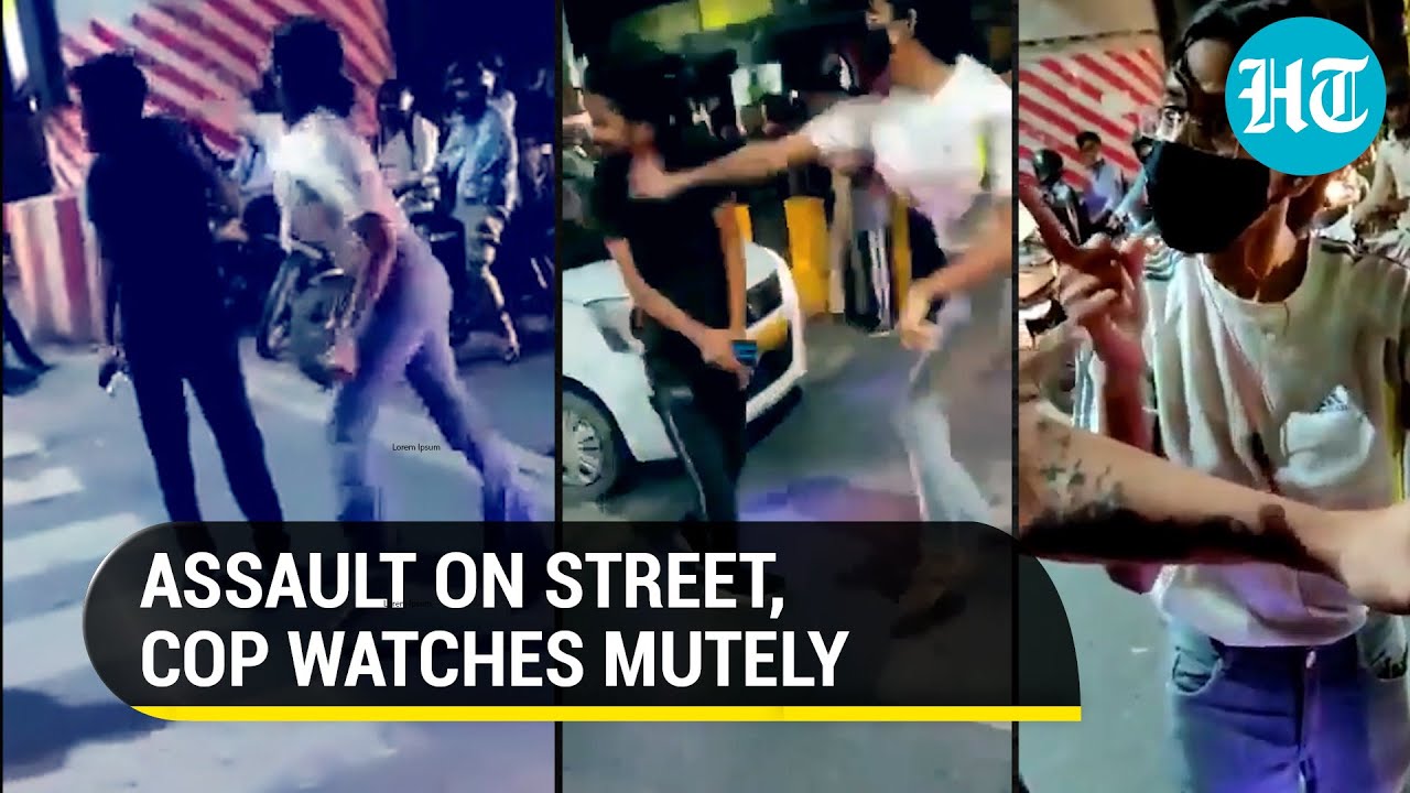 Watch: Woman beats up cab driver in Lucknow in front of cop; video goes viral