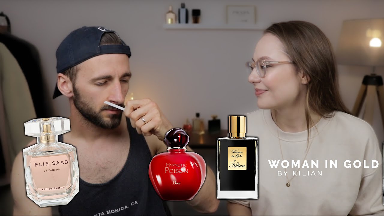MY HUSBAND RATES SEXIEST WOMEN'S PERFUMES | hypnotic poison, la vie est belle, mon Guerlain