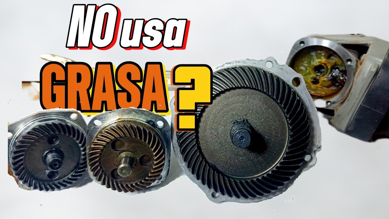 Las AMOLADORAS NO usan GRASA o SÍ usan GRASA?