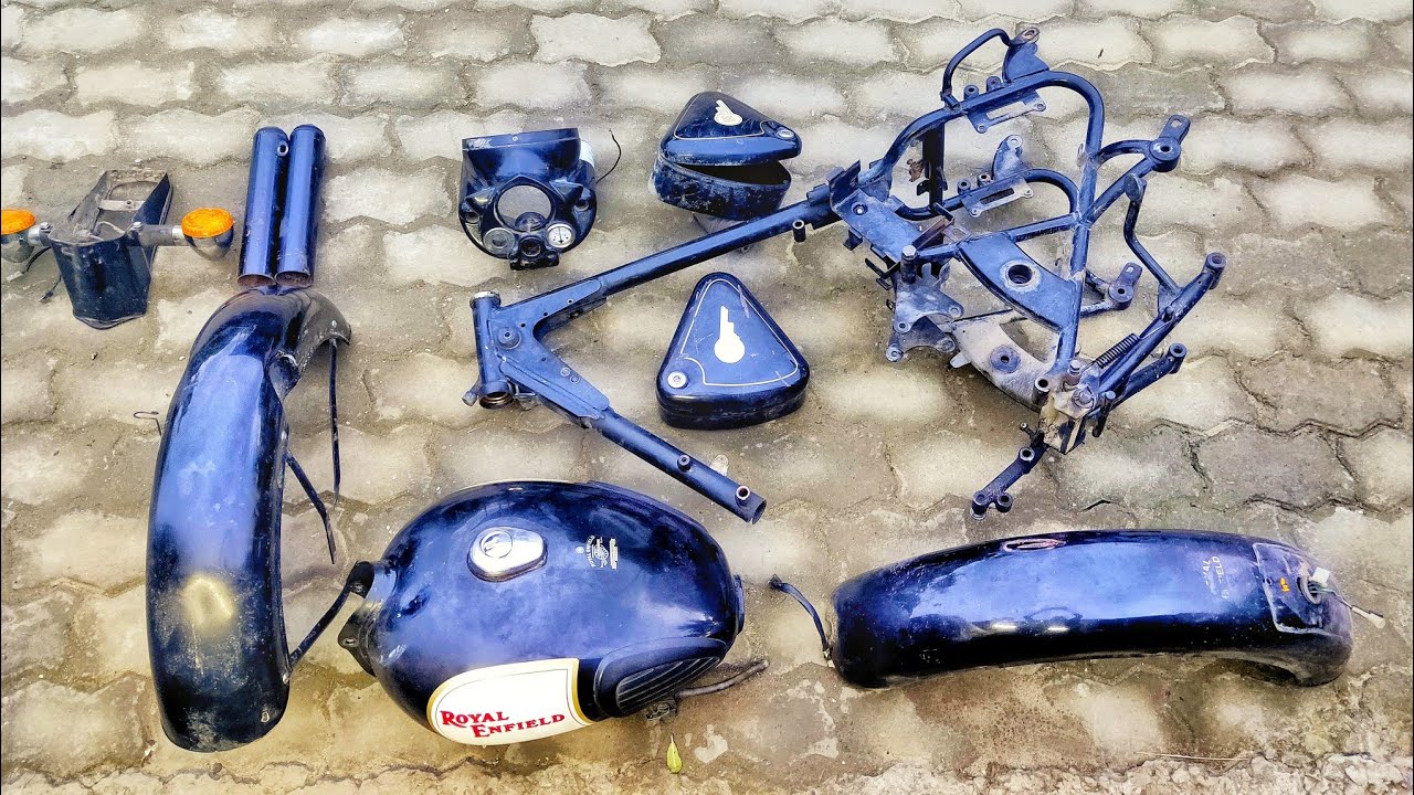 Royal Enfield Classic 350 полная покраска | реставрация Royal Enfield