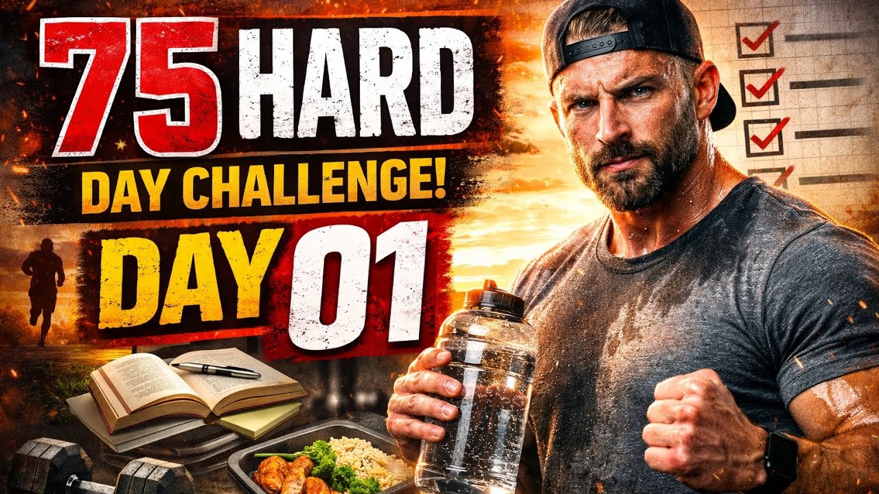 75 Hard Challenge – Day 01 | New Life Starts Today 🚀