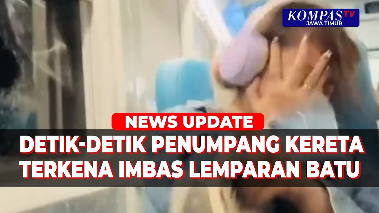 Detik-Detik Penumpang Kereta Api Sancaka Kena Serpihan Kaca Gegara Lemparan Batu di Klaten