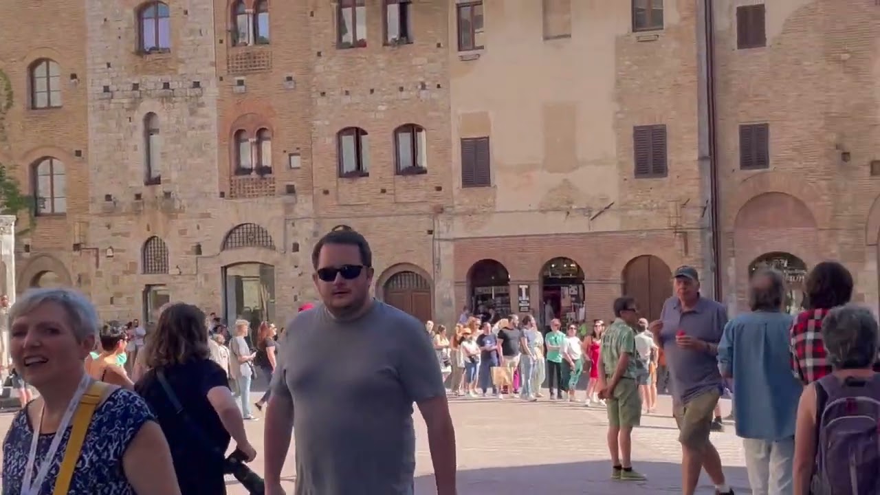 San Gimignano, a Province of Siena, Italy in Tuscany