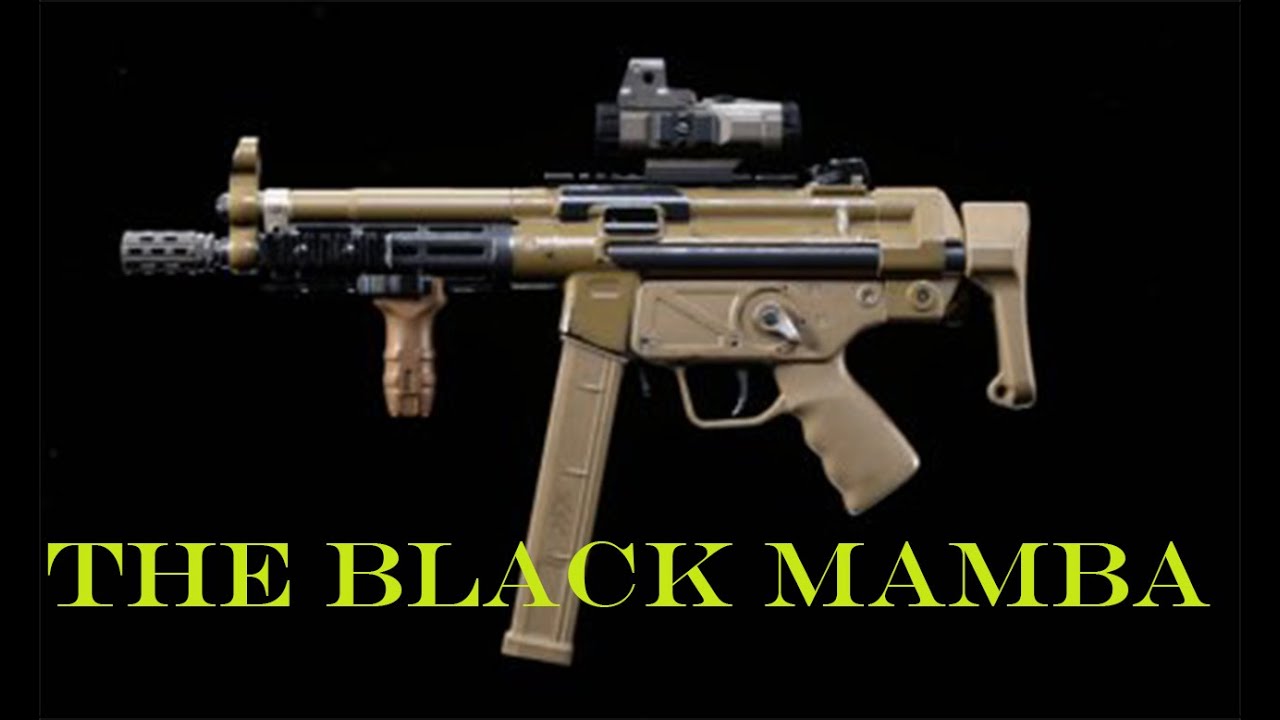MODERN WARFARE: MY VERSION OF SAND SNAKE MP5 AKA * IT SPITS HOT FIRE* THE BLACK MAMBA (rip Kobe)