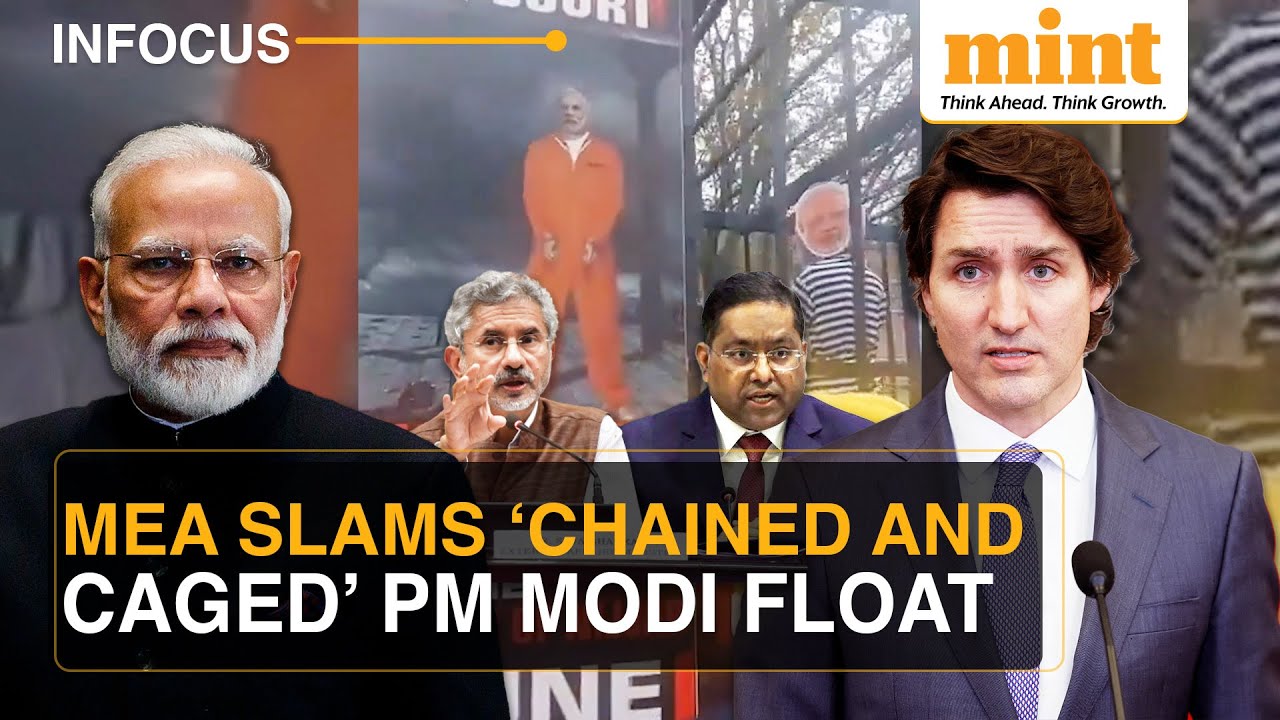 'Chained And Caged' PM Modi Float At Pro-Khalistan Parade; MEA Slams Canada | Watch
