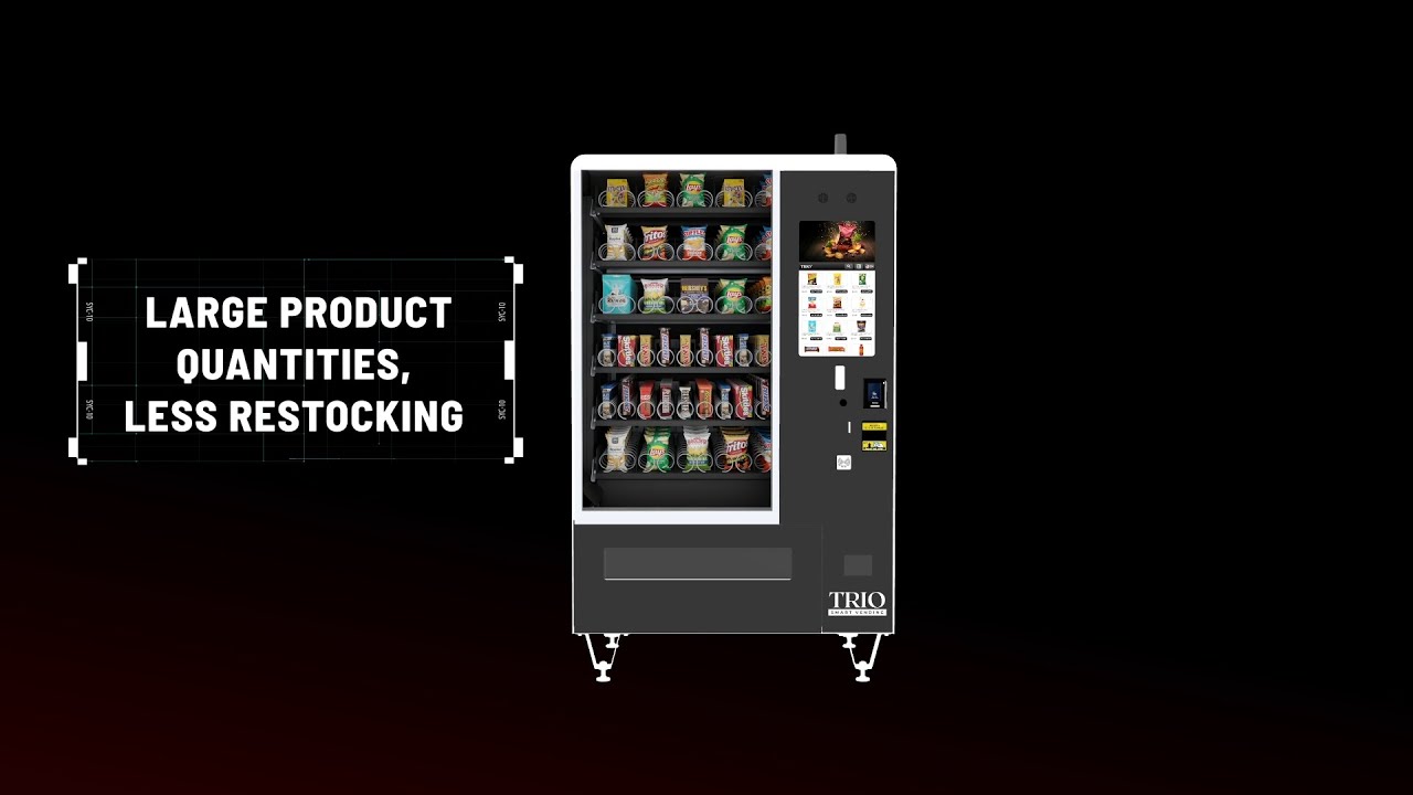 TRIO Plus: High-Capacity Smart Vending Machine | Feature Showcase