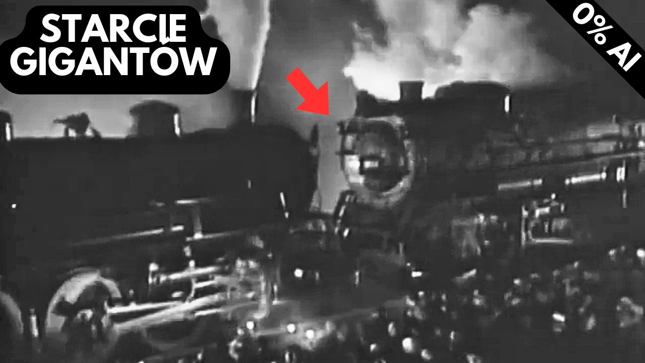 Widowiskowe starcie parowoz&oacute;w z 1930 roku