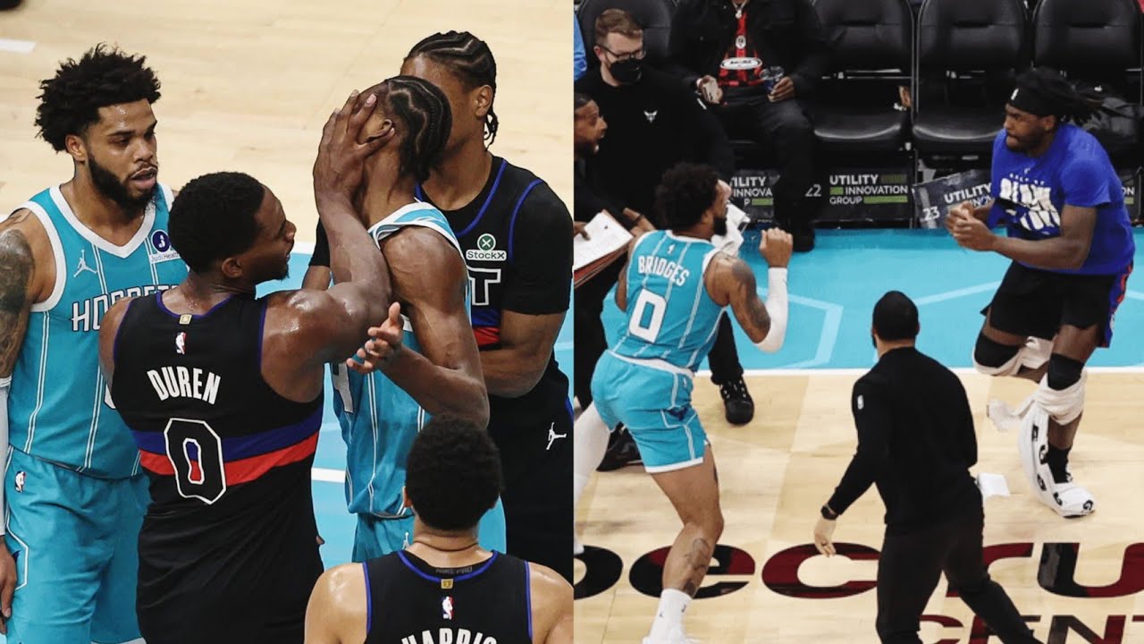 Biggest Fight Of the Season : You Won’t Believe How This Pistons–Hornets Game Ended🥵