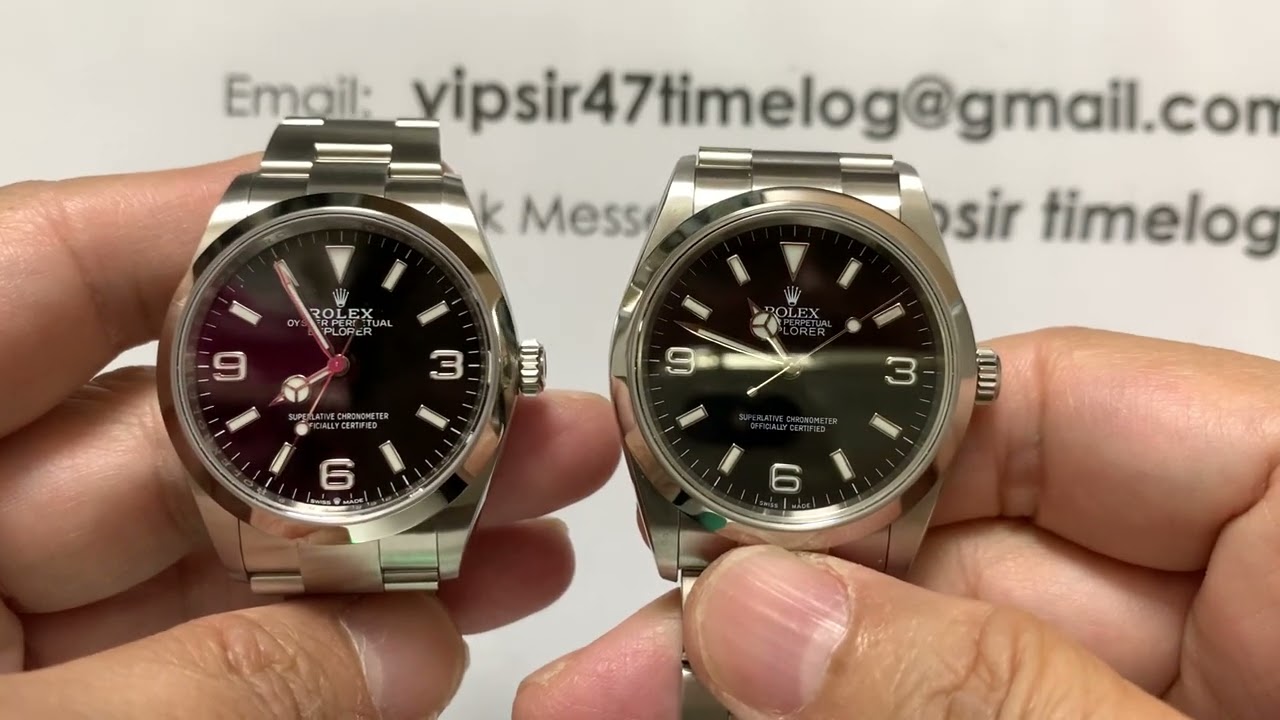 Rolex Explorer 124270 36mm 短評-附114270 小比較