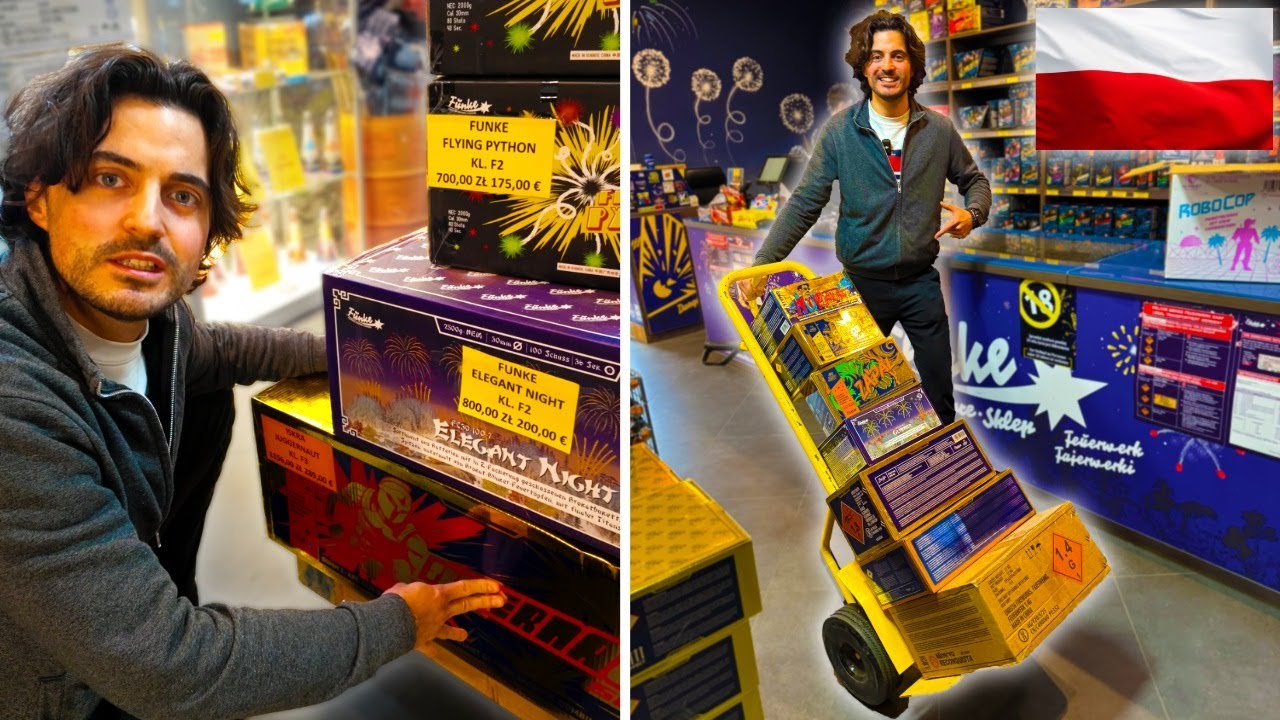 Vuurwerk Kopen in Polen 🇵🇱 | Funke Store, Prijzen & Grenscontrole