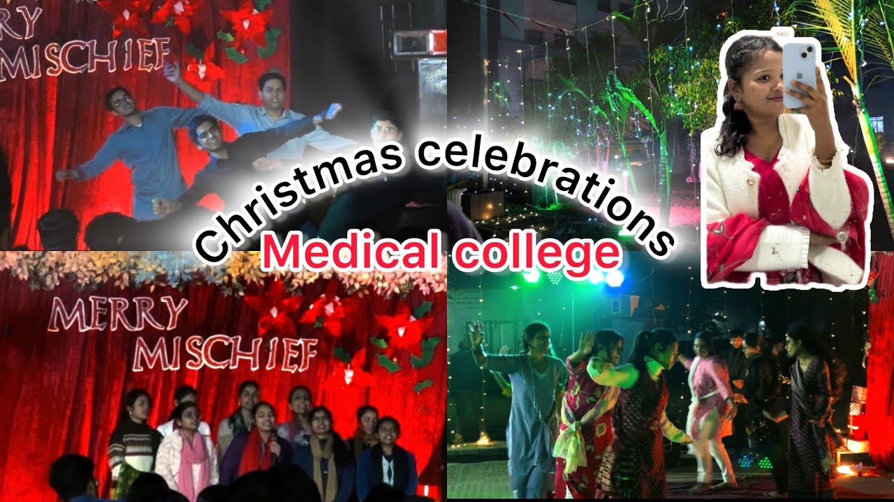 Christmas 🎅 celebrations in medical college#sbmch#mbbscollege #mbbs #medicalcollege #christmas 