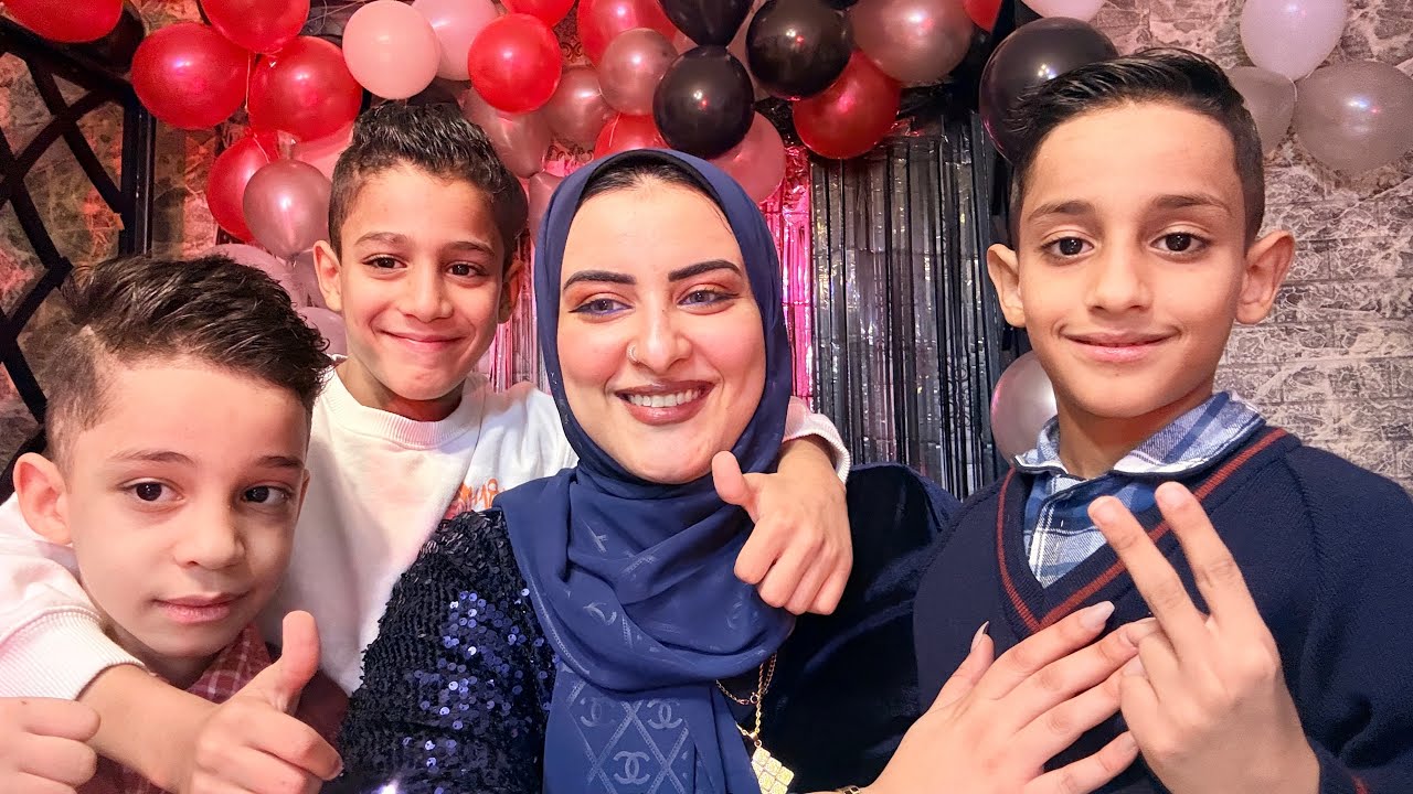 حفله عيد ميلاد موكا وفارس واسر🥳يوم قمر بس قفل بخناقه علي الديق🙆‍♀️#عالم_لوما 
