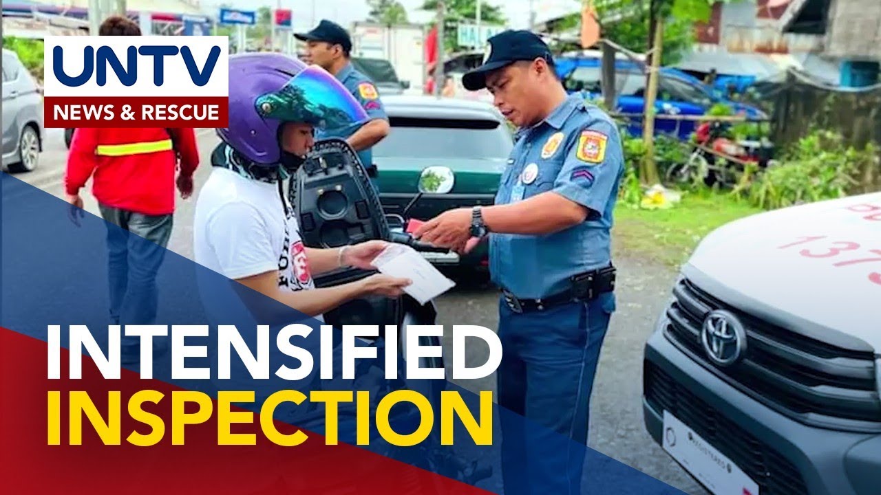LTO Bicol, nagsagawa ng inspection at checkpoint para sa kaligtasan ng mga biyahero