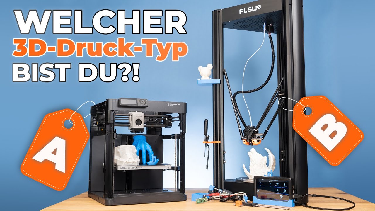 FLSUN V400 vs Bambu Lab P1P | 3D Drucker: Klipper oder Automatik?