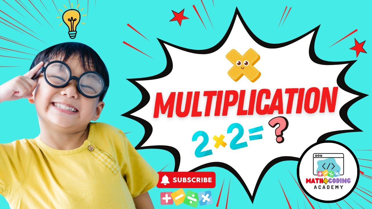 Multiplication Basics | 2x1, 2x2 & 3x2 Digit Multiplication Made Easy with @MathCodingAcademy !