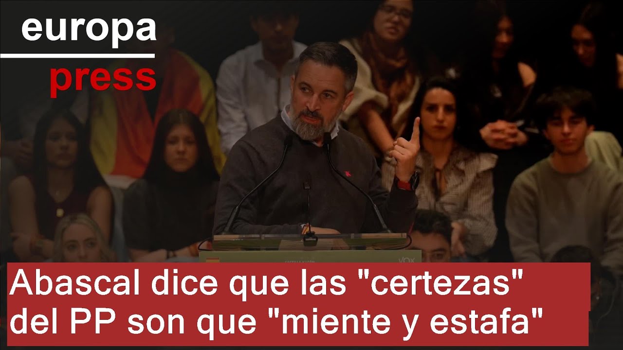 Abascal dice que las 