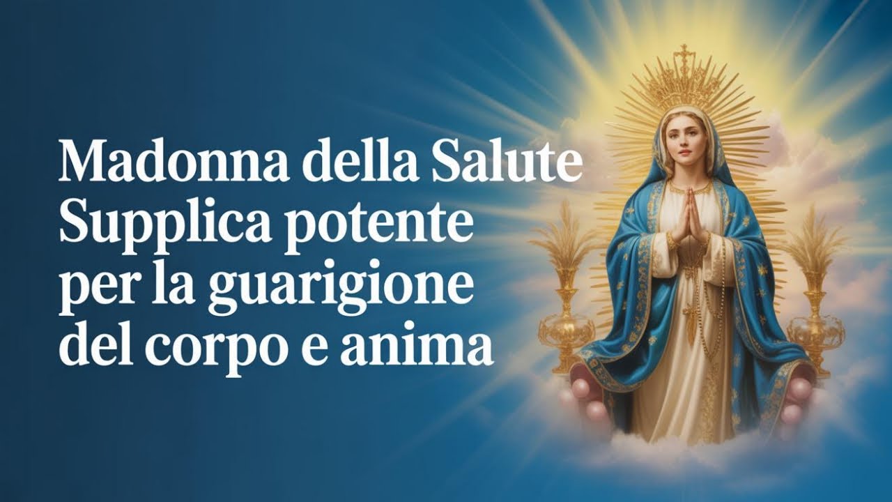 Novena all'Immacolata 7. MADONNA DELLA SALUTE: Supplica Potente per la Guarigione del Corpo e Anima