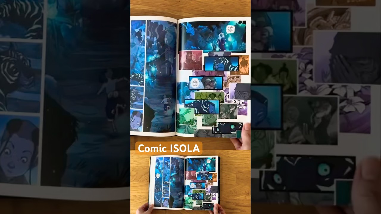 Isola comic es magnifico. #comics #comiccolorist #artbook #booktok #comictok