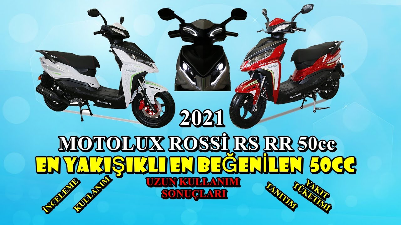 2021 En Dolu 50cc Motor Motolux  Rossi RS 50cc İnceleme Tanıtım Uzun Kullanım Sonuçları