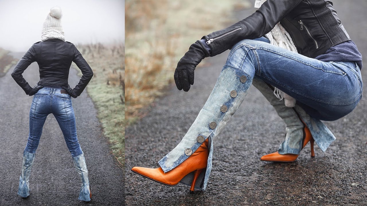 Miss Sixty Alex Jeans with Vintage Buffalo London Boots