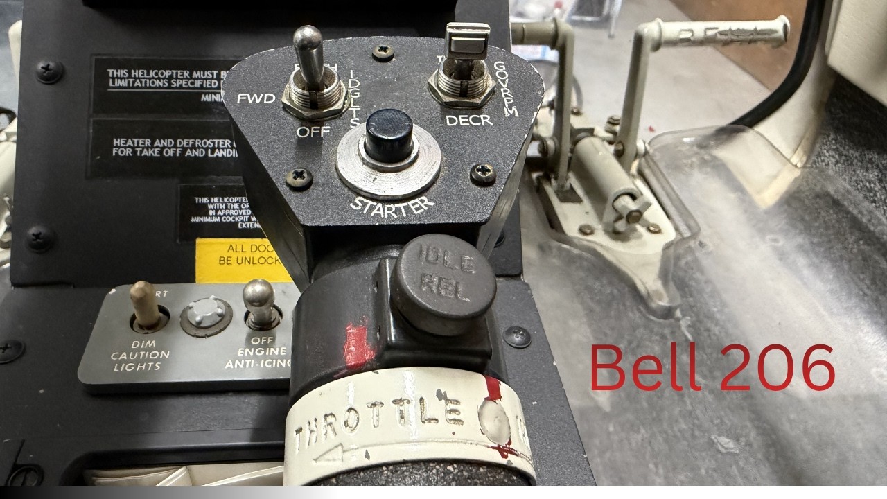 Подробно описан и продемонстрирован запуск вертолета Bell 206.