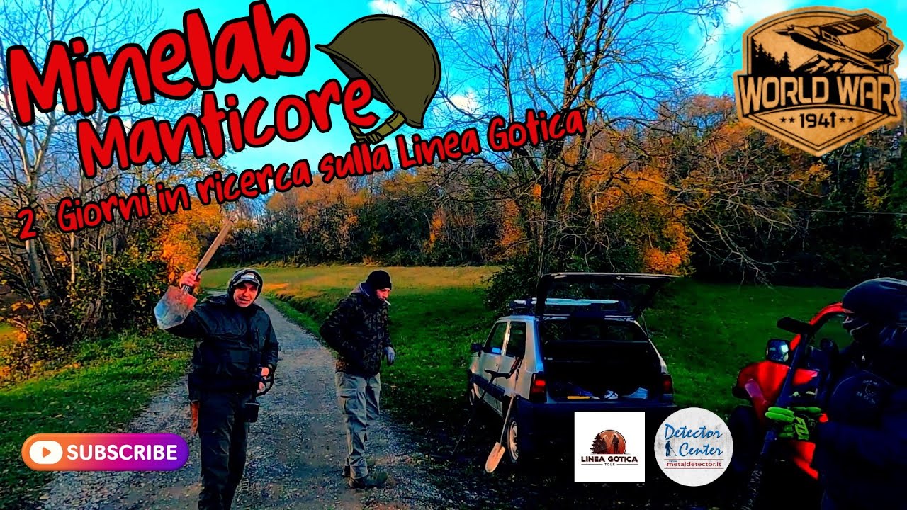 Minelab Manticore - Due giorni in ricerca sulla Linea Gotica