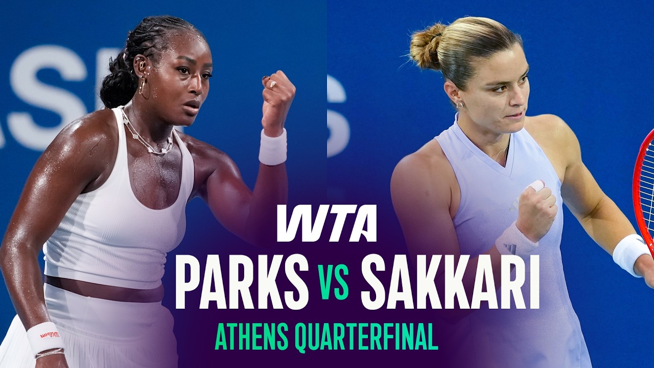 Алисия Паркс против Марии Саккари | Четвертьфинал в Афинах 2026 | Обзор матча WTA
