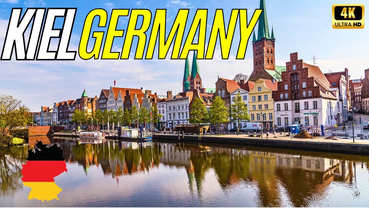 Kiel 🇩🇪 Germany | Walking Tour 4K ultra HD | Vlog Walk 2023