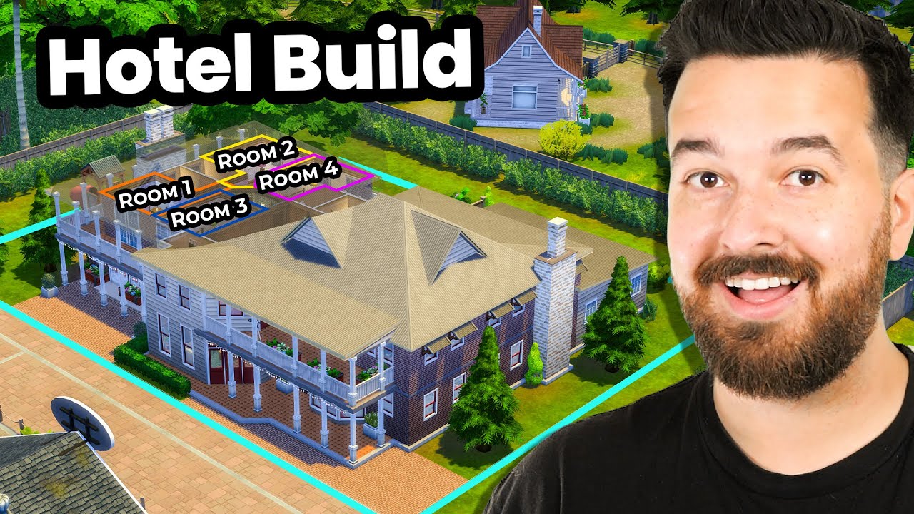 I built an Australian Hotel & Bar in The Sims 4 Adventure Awaits