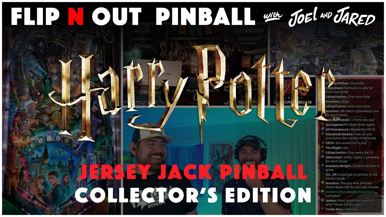 🔴LIVE - Harry Potter Pinball Collector's Edition by Jersey Jack!