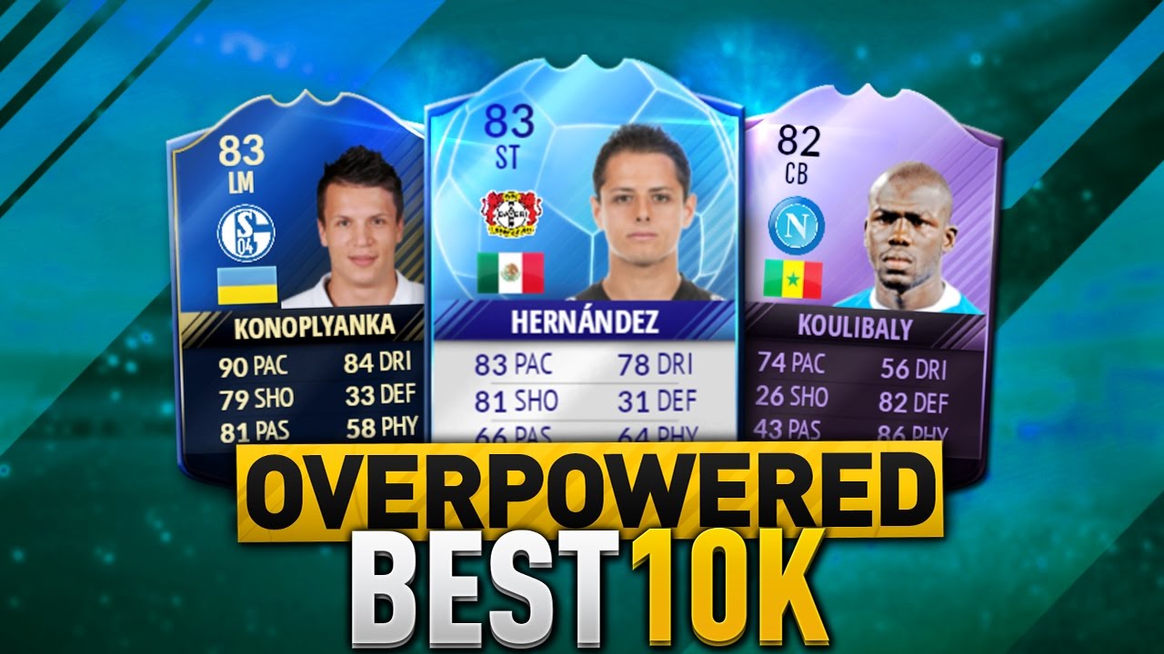BEST CHEAP OVERPOWERED TOTS 10K HYBRID FUT CHAMPIONS MARKET CRASH SQUAD BUILDER! FIFA 17 TOTS