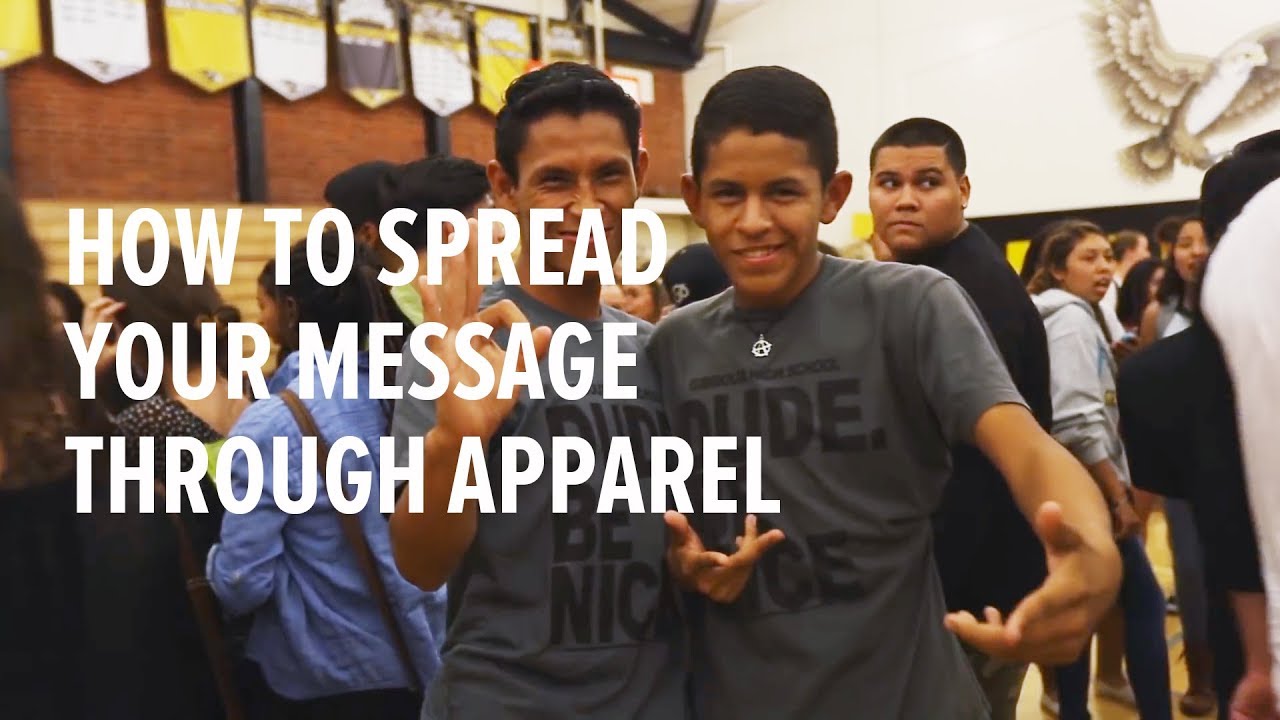 Spreading Positivity Through T Shirts Featuring Dude Be Nice