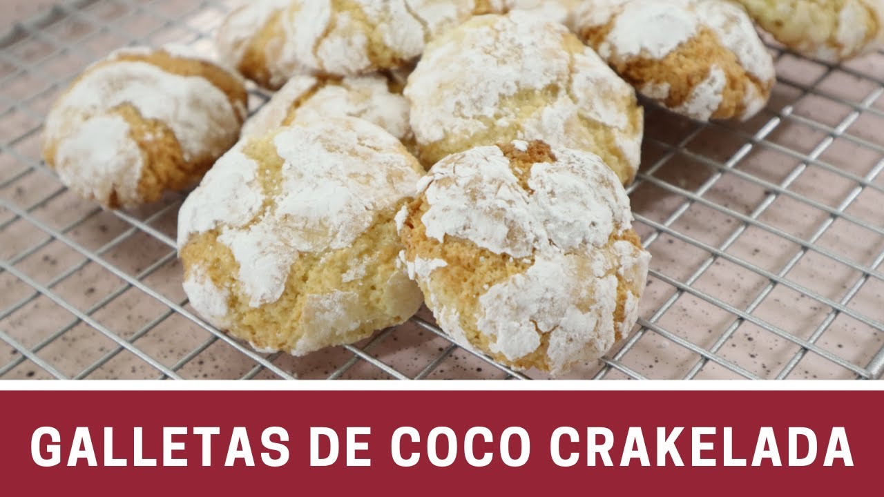 COMO HACER GALLETAS DE COCO CRAQUEADAS | Belkis Cakes