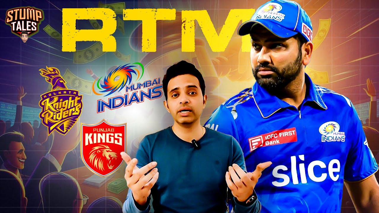 IPL2025 Retention Rules | RTM Card Explained @Kaushiknc