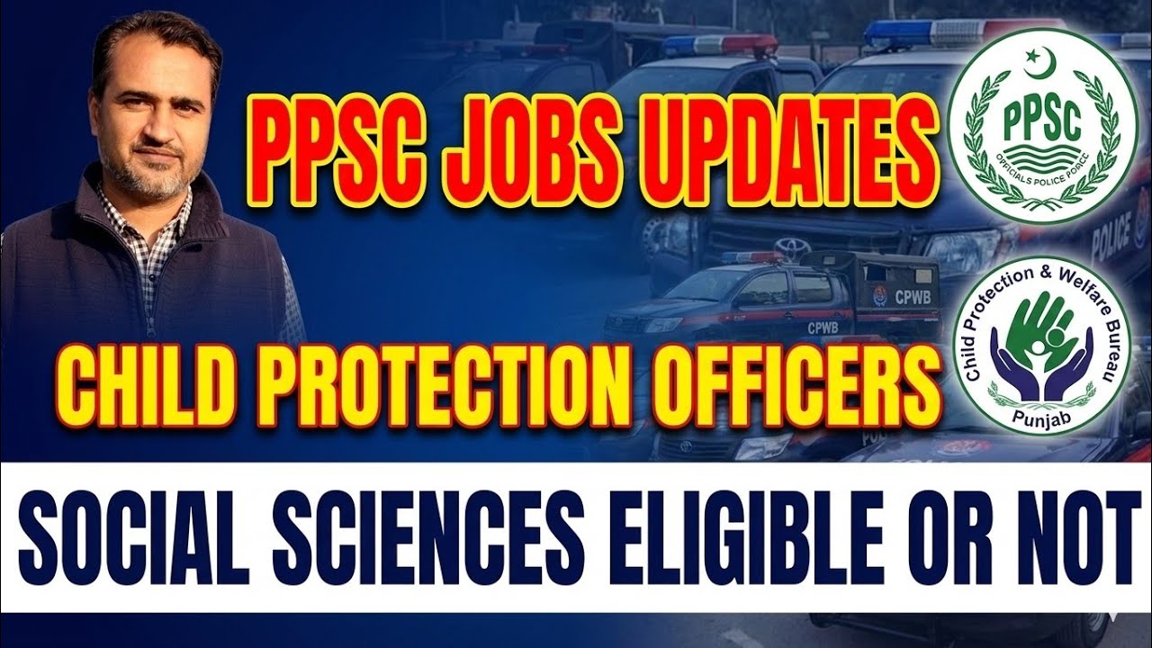 Child protection protection officers job 2026 | CPO jobs 2026 | are social sciences eligible or not 