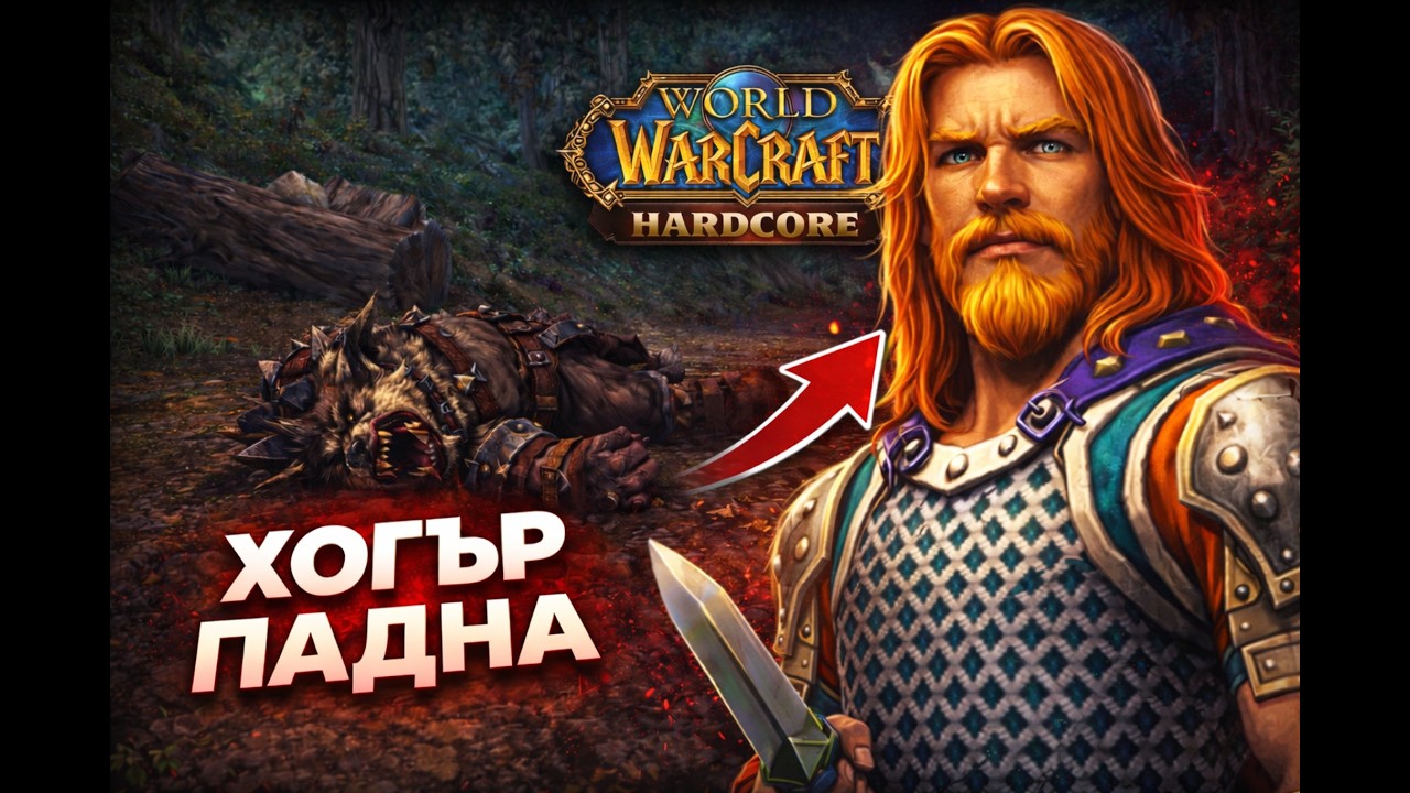 World of Warcraft HARDCORE : Hogger ПАДНА!