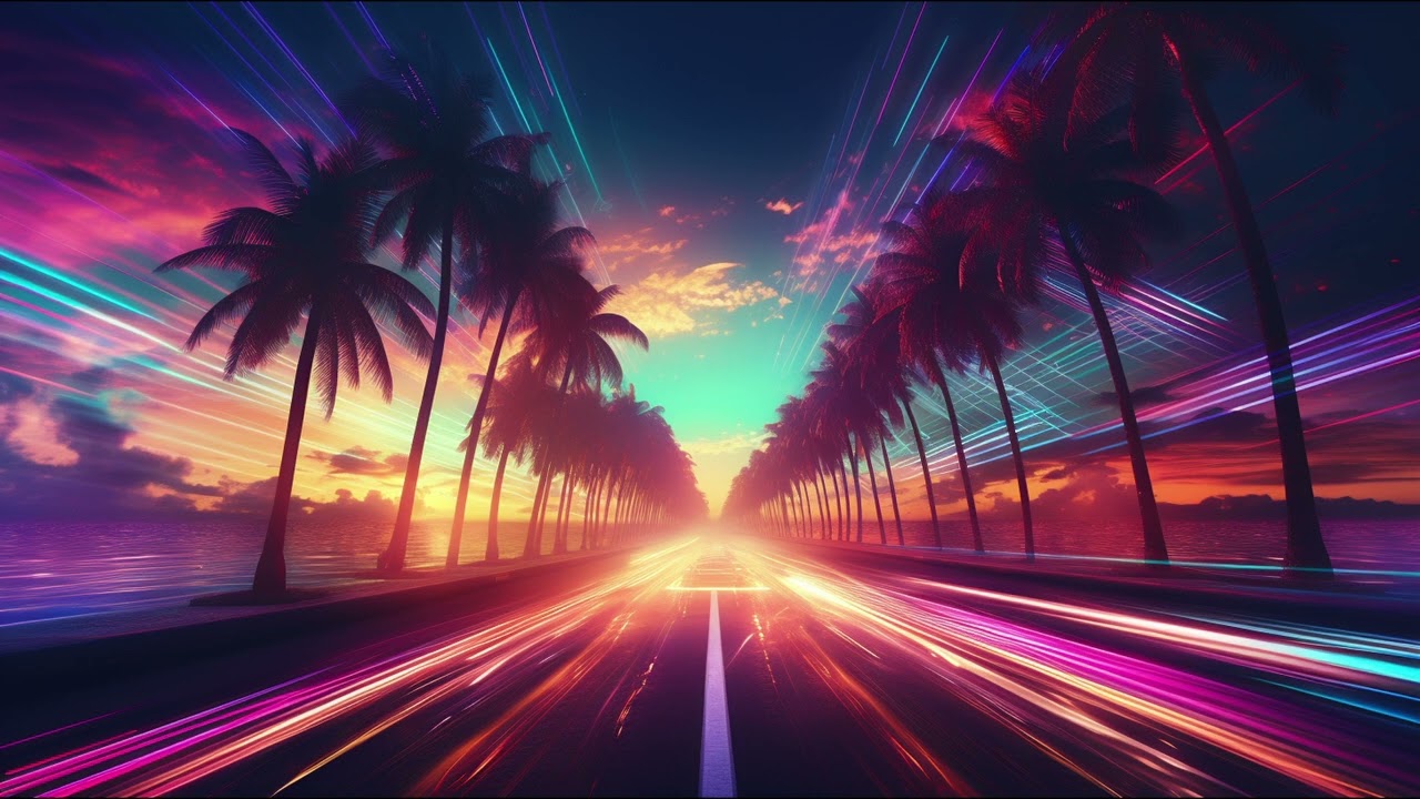 HIGH ENERGY | Synthwave 80s Lofi | Healing 528 Hz Tone