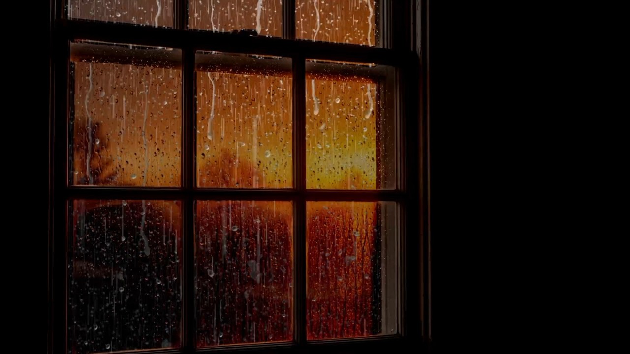 🔴 LIVE Stormy Night Cabin ⛈️ Heavy Rain, Thunder & Fireplace Sounds for Deep Sleep