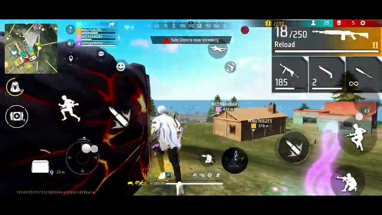 new freefiremax BR rank gaming video, full gaming video BR, full FHD gameplay