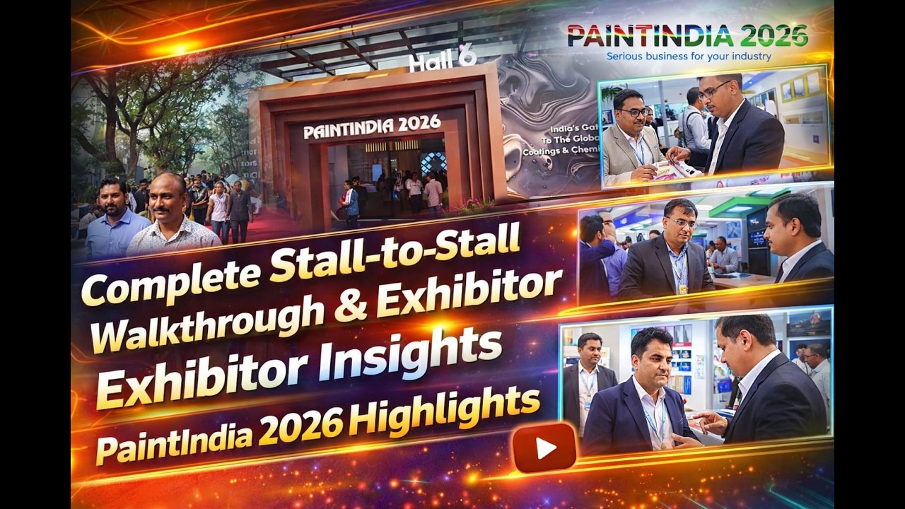 Complete Stall-to-Stall Walkthrough & Exhibitor Insights | PaintIndia 2026 Highlights