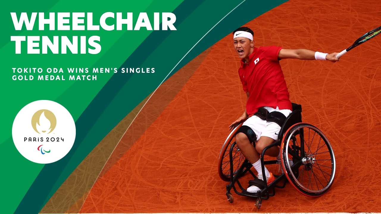 Tokito Oda Triumphs In The Men's Wheelchair Tennis Singles To Win The Gold Medal 🥇🇯🇵