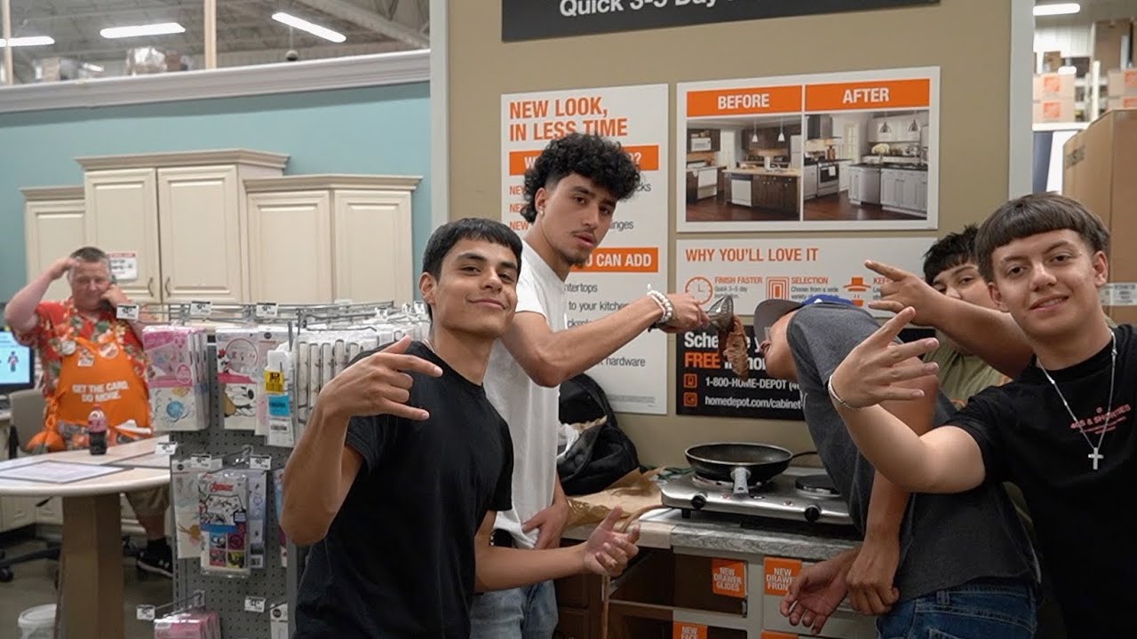 Carne Asada inside Home Depot