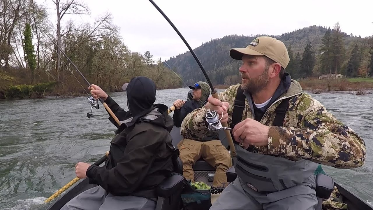 Hooked up on TWO STEELHEAD at the SAME TIME!