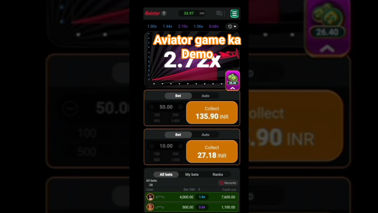 Aviator game demo #trading #nepal #india #pakistan #game player#