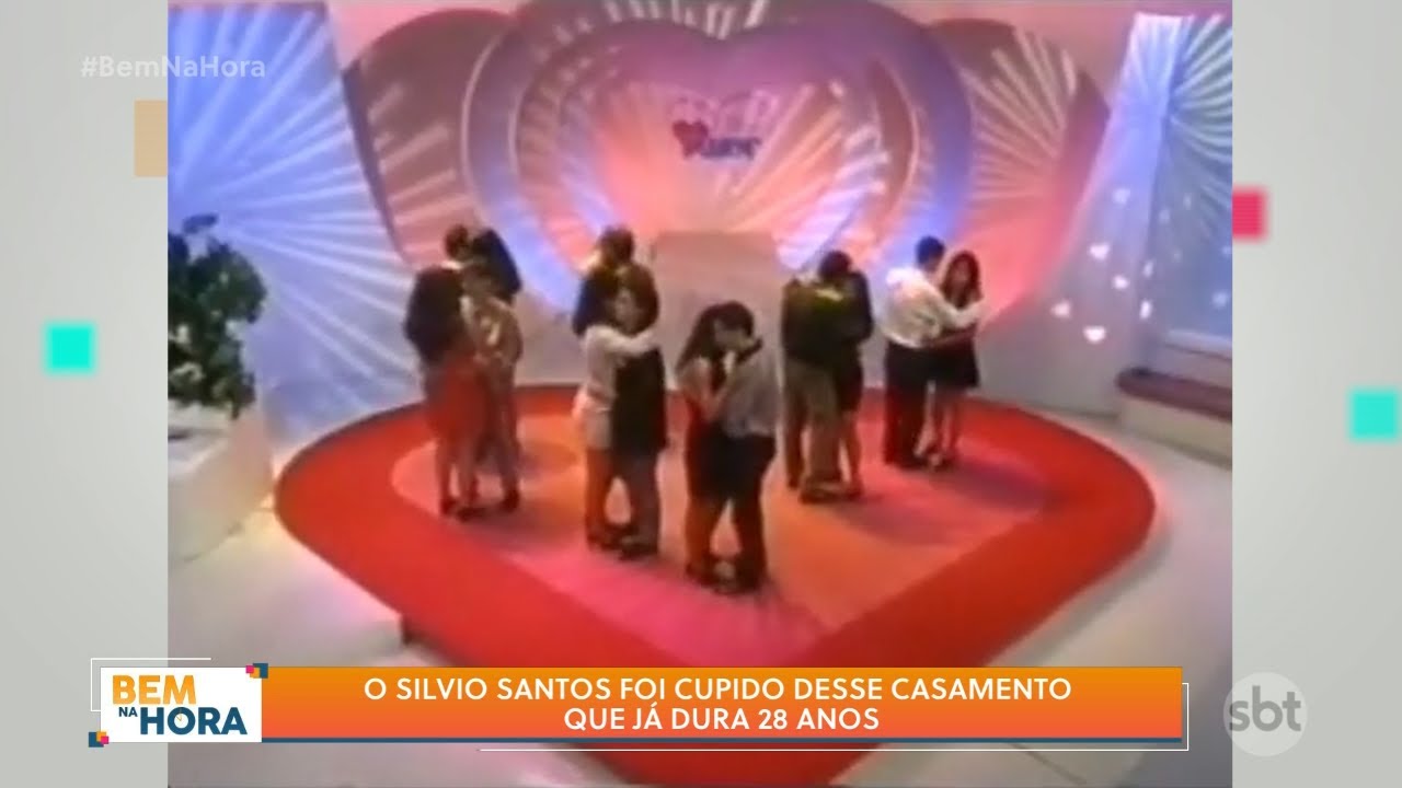 Eles se conheceram no programa do Sílvio Santos e estão juntos até hoje