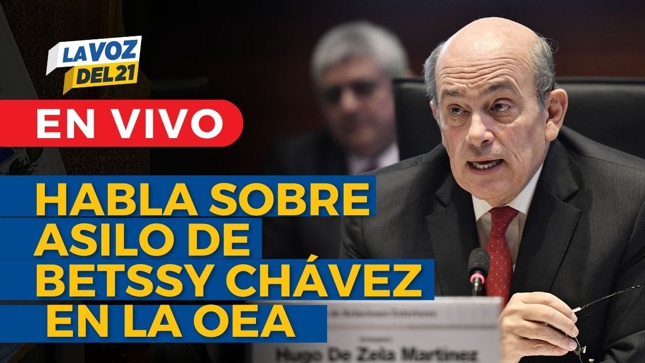 EN VIVO Canciller Hugo de Zela en la OEA sobre ASILO DIPLOMÁTICO
